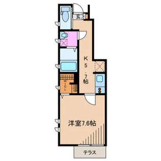 パルテール【1階】の間取り
