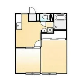 マリヤハイツ A・B【2階】の間取り