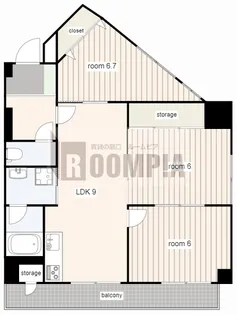 グランドパレス加納【5階】の間取り