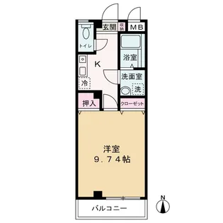メゾンオクガワ【3階】の間取り