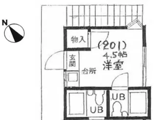 ビレッヂ坂上【2階】の間取り