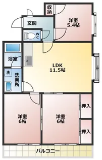 シャンピア【2階】の間取り