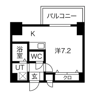 フォーリアライズ大阪エレナ【9階】の間取り