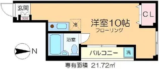 フォレスト・イン【1階】の間取り