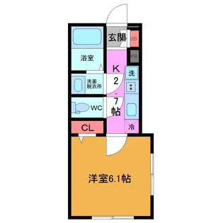 リベロ【1階】の間取り