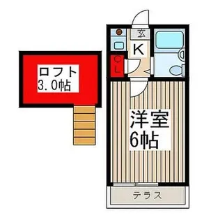 ライブコア西川口【1階】の間取り