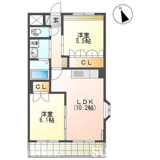 MONTEO【2階】の間取り