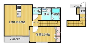 ソラリア(北側)【2階】の間取り