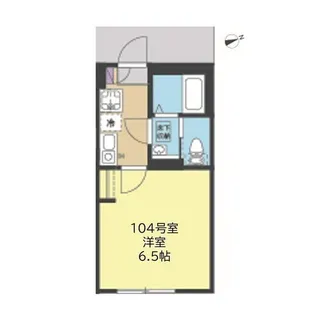 鶴ヶ峰シエル【1階】の間取り