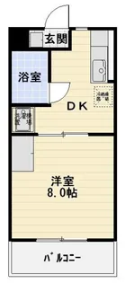 ボーネンK【4階】の間取り