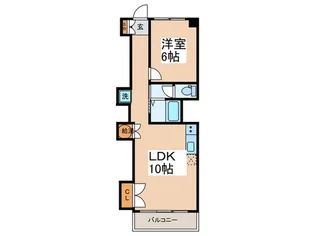 蒲田フラワーマンションB棟【3階】の間取り