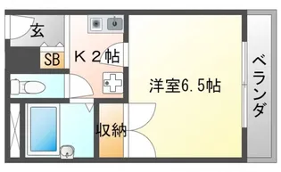 ドエル山手【2階】の間取り