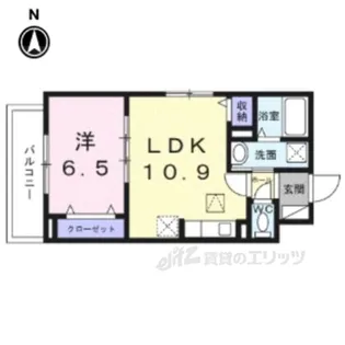 ラ・ヴィータ南門真3【1階】の間取り