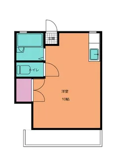 ルミエール橘【2階】の間取り