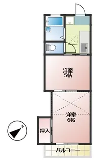 メゾンベール幕張【2階】の間取り