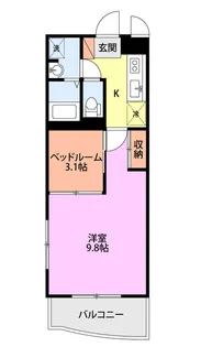 ウッドソレル【3階】の間取り