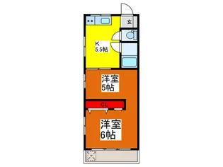 ダイイチコウキビル【5階】の間取り