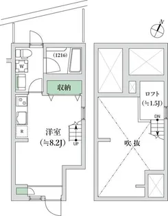 渋谷本町テラスハウス【1階】の間取り