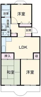 ダイヤモンドマンション1号館【4階】の間取り