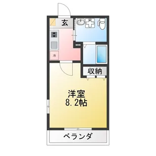 THE SUITE 横浜六浦【2階】の間取り