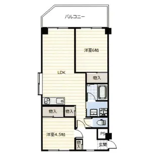 サンビルダー55ビル【5階】の間取り