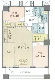 THE TOKYO TOWERS MIDTOWER(ザ・東京タワーズ【45階】の間取り