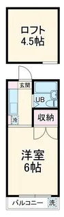 ティモス百合ヶ丘A棟【2階】の間取り