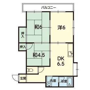 サンセール健軍東【2階】の間取り