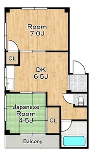 中井マンション【4階】の間取り