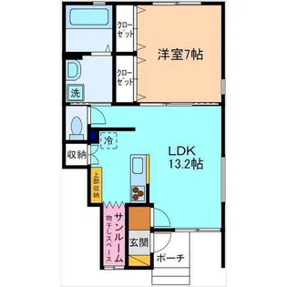 ミニョン【1階】の間取り
