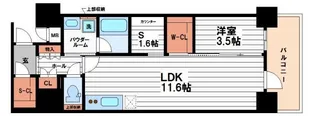 コンフォリア・リヴ北久宝寺Q【14階】の間取り