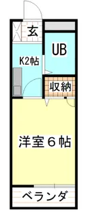 ガーデンシティーA【3階】の間取り