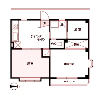 パストラル【2階】の間取り