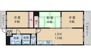 ハイツロンジン【2階】の間取り