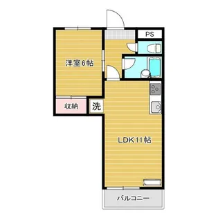 桑島ビルA棟【8階】の間取り