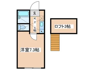 ラフェリエ相模大野【2階】の間取り