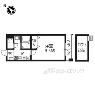 RacoonD1【4階】の間取り