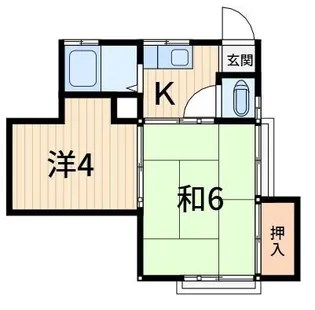 鈴木荘【2階】の間取り