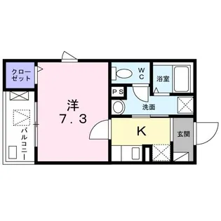 カイラーサ下丸子【2階】の間取り