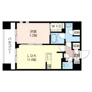 シエロデルスール【7階】の間取り
