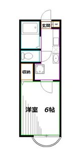 パンショナフランテルニテ【2階】の間取り