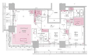 Brillia Tower浜離宮【23階】の間取り