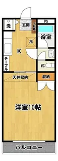 デイア天久保【2階】の間取り