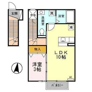 セジュールコート【2階】の間取り