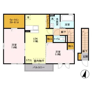 ウィット三橋の間取り
