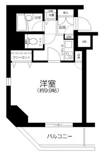 ガラ・ステージ京橋【5階】の間取り