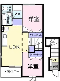 ベル・エレガント【2階】の間取り