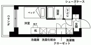 ウエリスアイビー世田谷仙川【3階】の間取り