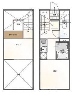 レジディア【1階】の間取り