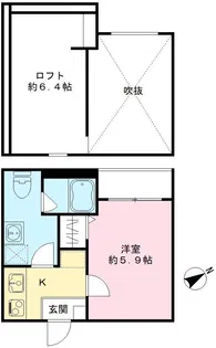ディオーナ・コサカ【1階】の間取り